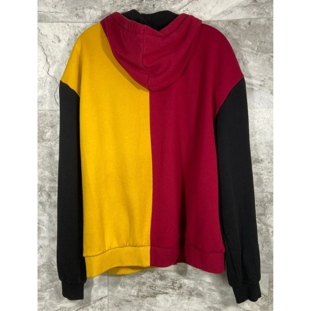 Harry Potter Gryffindor Wizarding World Hoodie Full Zip Red Yellow Black XL Y2K - Picture 2 of 11
